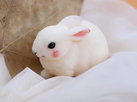 Molde silicona conejito agazapado 